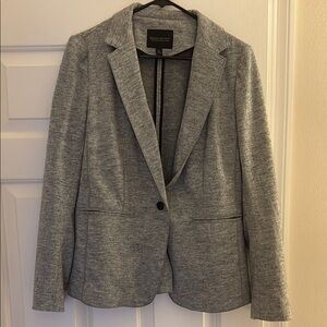 Banana Republic Gray Blazer Structured Knit Jacket